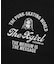 ARCH LOGO AND FACE OPEN COLLAR CROPPED SHIRT