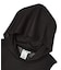 SHEER SLEEVELESS RIBBED HOODED TOP