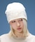 RHINESTONE DECORATIVE SCRIPT LOGO BEANIE