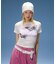 RHINESTONE DECORATIVE SCRIPT LOGO BEANIE