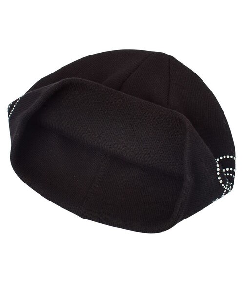 RHINESTONE DECORATIVE SCRIPT LOGO BEANIE｜エックスガールの通販