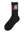 SIDE LOGO FACE RIBBED SOCKS