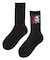 SIDE LOGO FACE RIBBED SOCKS