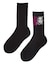 SIDE LOGO FACE RIBBED SOCKS