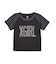 RHINESTONE VERTICAL LOGO RAGLAN S/S BABY TEE