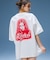 SPRAY FACE S/S BIG TEE DRESS