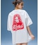 SPRAY FACE S/S BIG TEE DRESS