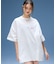 SPRAY FACE S/S BIG TEE DRESS