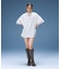 SPRAY FACE S/S BIG TEE DRESS