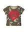FADED HEART SPRAY LOGO S/S BABY TEE