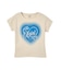 FADED HEART SPRAY LOGO S/S BABY TEE