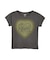 FADED HEART SPRAY LOGO S/S BABY TEE