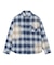 BLEACHED PLAID L/S SHIRT