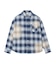 BLEACHED PLAID L/S SHIRT