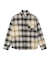 BLEACHED PLAID L/S SHIRT