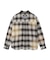 BLEACHED PLAID L/S SHIRT