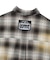 BLEACHED PLAID L/S SHIRT