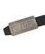 PLATE LOGO BUCKLE BELT