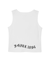 METAL NAME LOGO TANK TOP