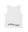 METAL NAME LOGO TANK TOP