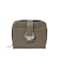 HEART AND WING EMBLEM FAUX LEATHER WALLET