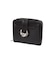 HEART AND WING EMBLEM FAUX LEATHER WALLET