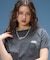 RHINESTONE CURSIVE LOGO NECKLACE