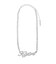 RHINESTONE CURSIVE LOGO NECKLACE