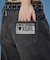 WAXED DENIM SHORTS