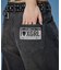 WAXED DENIM SHORTS