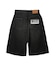 WAXED DENIM SHORTS