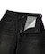 WAXED DENIM SHORTS