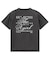 FADED MESSAGE AND SCRIPT LOGO S/S TEE