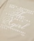 FADED MESSAGE AND SCRIPT LOGO S/S TEE