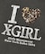 FADED I LOVE X-GIRL S/S BIG TEE DRESS