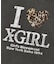 FADED I LOVE X-GIRL S/S BIG TEE DRESS