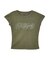 RHINESTONE DECORATIVE SCRIPT LOGO S/S BABY TEE
