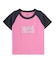 NYC MILLS LOGO RAGLAN S/S BABY TEE