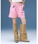 STRIPED RHINESTONE SHORTS
