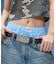 STRIPED RHINESTONE SHORTS