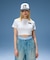 TUCK WIDE LEG DENIM PANTS