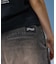 TUCK WIDE LEG DENIM PANTS