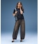 TUCK WIDE LEG DENIM PANTS