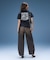 TUCK WIDE LEG DENIM PANTS