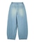TUCK WIDE LEG DENIM PANTS