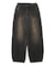 TUCK WIDE LEG DENIM PANTS
