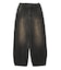 TUCK WIDE LEG DENIM PANTS