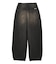 TUCK WIDE LEG DENIM PANTS