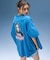 FACE AND SCRIPT MIX LOGO S/S BIG TEE DRESS