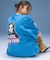 FACE AND SCRIPT MIX LOGO S/S BIG TEE DRESS